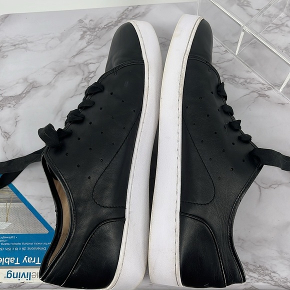 VIONIC Keke Supportive Lace Up Black Leather Sneaker Casual Size 11 Low Top - Picture 8 of 10